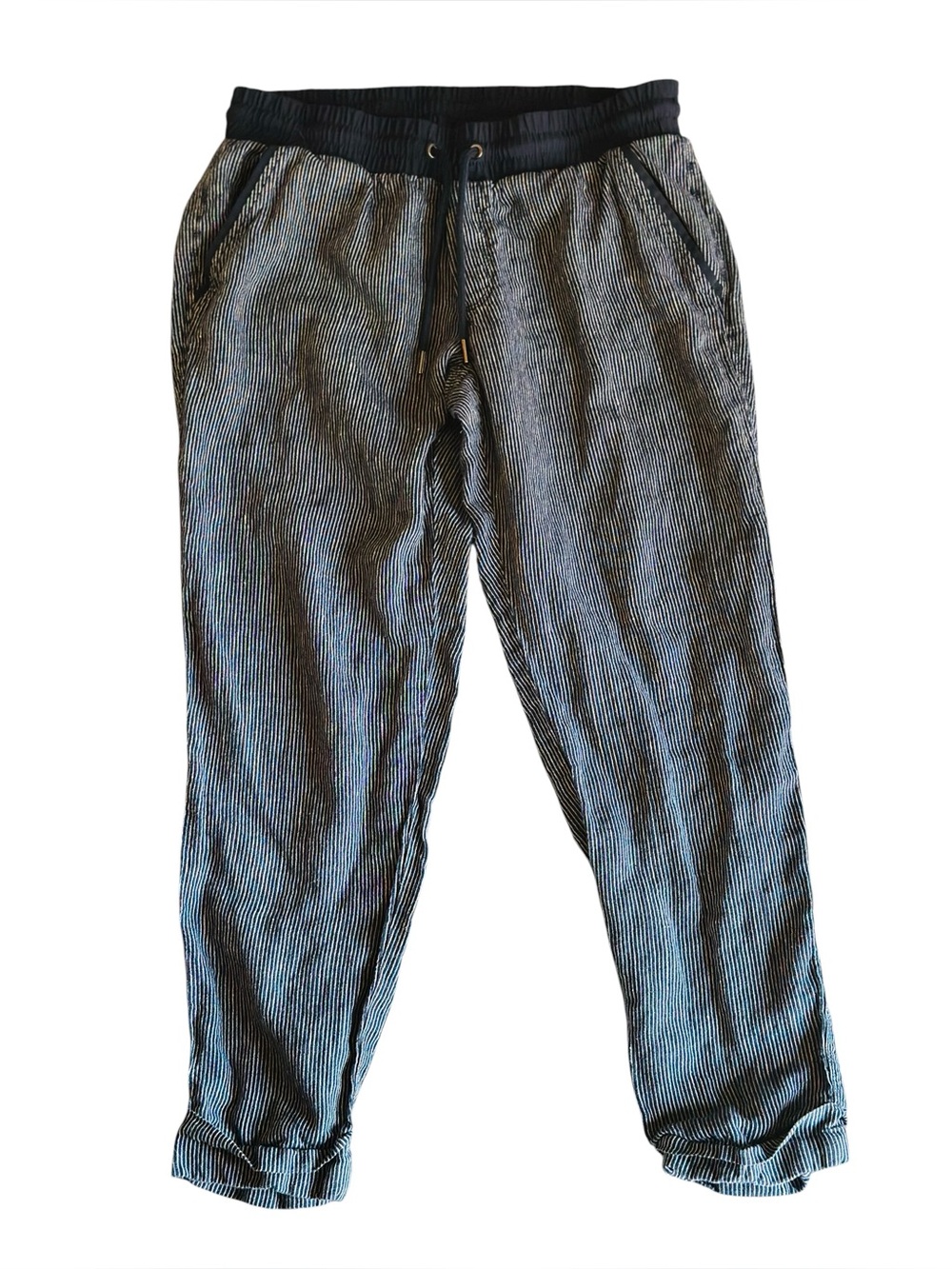 Athleta Striped Linen Pants S